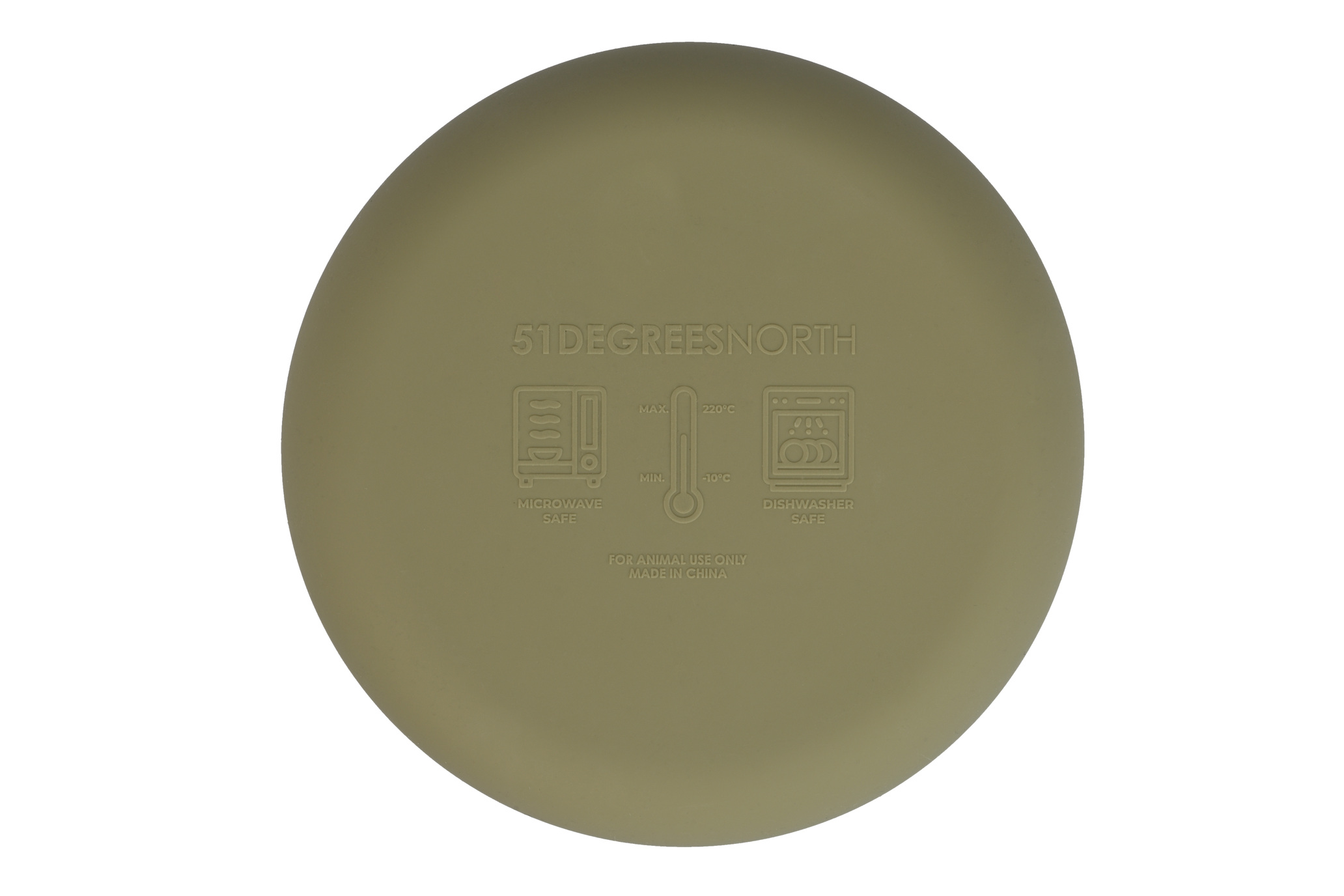 Slow Feeder Bowl 700 ml für Schnellfresser - Farbe: Khaki