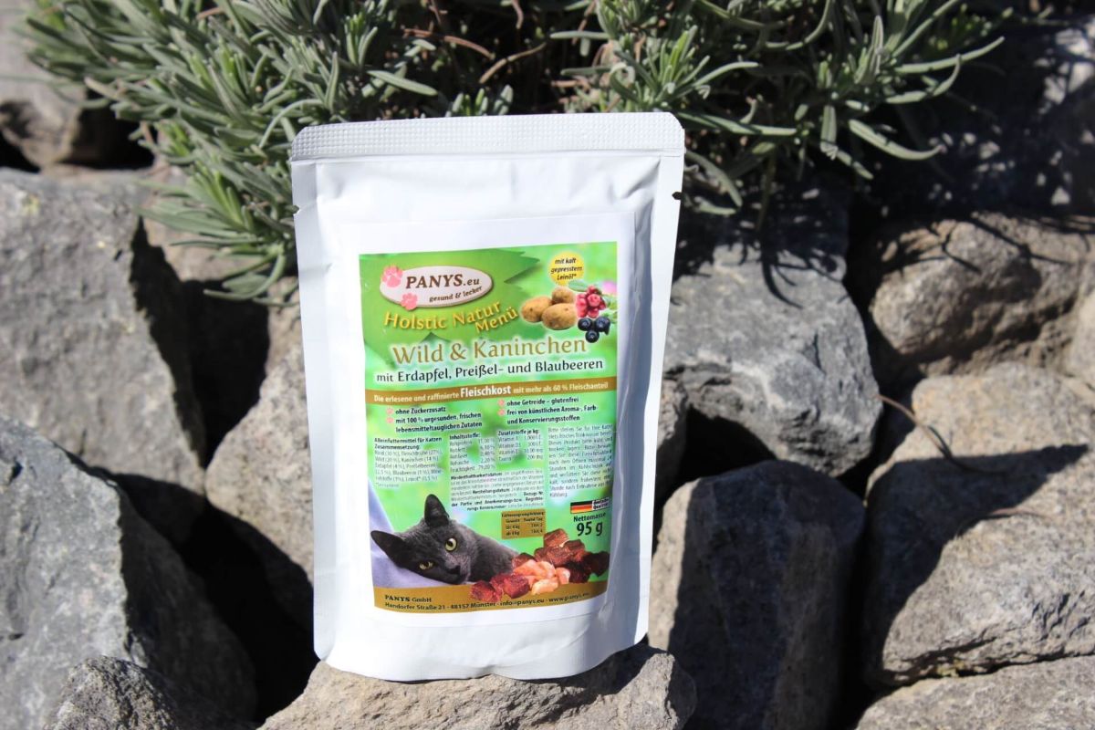Holistic - Menü aus Wild, Kaninchen 12 x je 95g / 295g